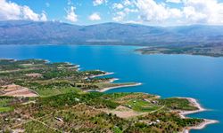 Karakaya Baraj Gölü’nün büyülü atmosferi