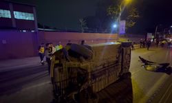 Kartal'da kaldırıma çarpan otomobildeki kadın öldü