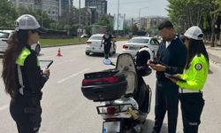 Kask takmayan 475 bin motosiklet sürücüsüne işlem yapıldı