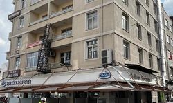 Kayseri’de Laz fıkrası gibi yangın merdiveni