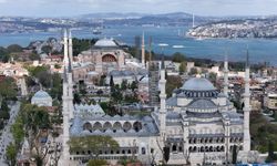 Sultanahmet Camii'nin minare restorasyonu sürüyor