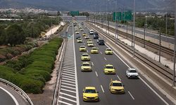 Yunanistan'ın başkenti Atina'da taksiciler 48 saatlik greve gitti