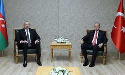 Cumhurbaşkanı Erdoğan, Azerbaycan Cumhurbaşkanı Aliyev ile görüştü