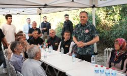 Bakan Yerlikaya ile Münir Karaloğlu Bilecik'te yangın bölgesinde