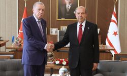 Cumhurbaşkanı Erdoğan, KKTC Cumhurbaşkanı Tatar ile görüştü