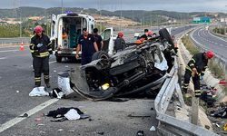 Kuzey Marmara Otoyolu'nda takla atan otomobildeki 1 kişi hayatını kaybetti
