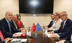 TBMM Başkanı Kurtulmuş, AKPM Başkanı Rousopoulos ile görüştü