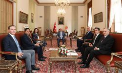 Numan Kurtulmuş, Meclis'te siyasi partilerin temsilcilerini kabul etti