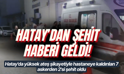 Hatay'da rahatsızlanan 2 asker şehit oldu