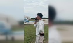 Adana'da evlilik teklifi için havalanan uçak işte böyle düştü
