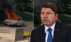 Bakan Tunç, TBMM önünde araç yakan şahsın tutuklanma nedenini açıkladı