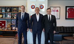 Antalyaspor Başkanı Perçin’den TFF Başkanı Hacıosmanoğlu’na ziyaret