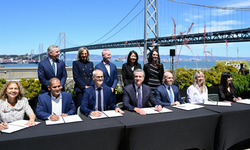 California Valisi Gavin Newsom, teknoloji devleriyle anlaşma imzaladı
