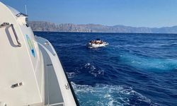Marmaris açıklarında 45 düzensiz göçmen yakalandı