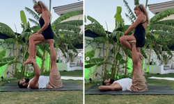 Pınar Altuğ yayınladığı yoga videosu gündem oldu
