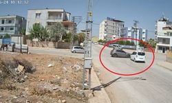 Sağdan sollama yapan sürücü hafif ticari araçla çarpıştı