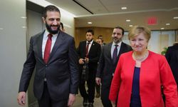 Suriye Devlet Başkanı eş-Şara, IMF Genel Merkezi'ni ziyaret etti