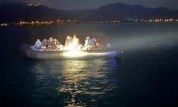 Çanakkale açıklarında 34 düzensiz göçmen kurtarıldı