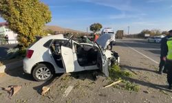 Elazığ'da otomobil aydınlatma direğine çarptı: Anne ve bebeği öldü, 4 yaralı