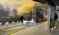İstanbul’da metrobüste çıkan yangın söndürüldü