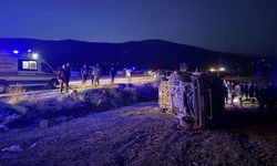 Kahramanmaraş'ta feci kaza! İşçi servisi devrildi: 2 ölü 7 yaralı