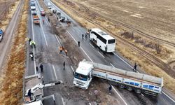 Kayseri’de aynı yolda 2 kaza: 1 ölü, 2 yaralı