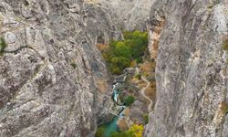 Tohma Kanyonu, sonbaharda ziyaretçilerine eşsiz manzaralar sunuyor