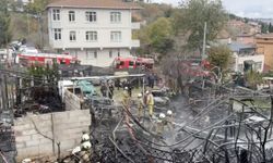 Sarıyer'de oto tamirhanesinde çıkan yangın söndürüldü