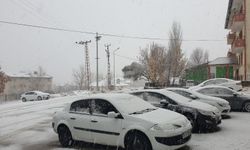 Başkale beyaza bürüdü