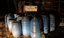 Aydın'da 6 ton sahte içki ele geçirildi