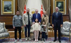 Cumhurbaşkanı Erdoğan, Filistinli Rajab'ın aile fertlerini kabul etti
