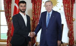 Cumhurbaşkanı Erdoğan Oscar ödüllü Filistinli yönetmen  Adra ile görüştü