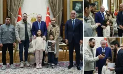 Cumhurbaşkanı Erdoğan Filistinli Rajab ailesini kabul etti