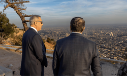 Bakan Fidan, Kasyun Dağı'nda Şam'ı seyretti