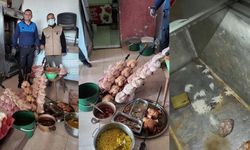 Mide bulandıran görüntüler! 'Leş koku var' dediler, dönerci ifşa oldu...