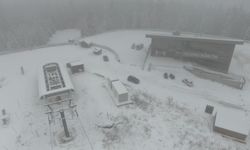 Ilgaz Dağı'nda kar kalınlığı 20 santimetreye ulaştı