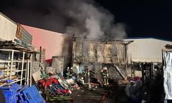 Kocaeli'de geri dönüşüm deposunda yangın