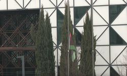 Libya'nın Ankara Büyükelçiliğinde bayraklar yarıya indirildi