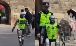 Çin'de 'robot polis' dönemi başladı: Dur ihlâli yapanı tespit edip kaydediyor