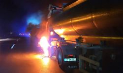 Tankerde başlayıp ormanlık alana sıçrayan yangın söndürüldü