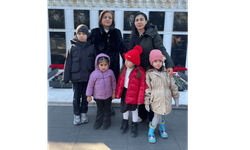 Minik yüreklerden şehitlere saygı