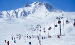 Sezonu geç açan Erciyes, 23 günde 550 bin kişi ağırladı