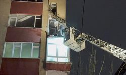 İstanbul'da 6 katlı binanın 2 balkonunda çökme meydana geldi