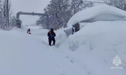 Kamçatka’ya son 30 yılın en yoğun karı yağıyor