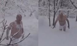 "Denize giremedik bari karda yüzelim" dedi, karda kulaç attı