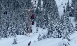Uludağ’da faciadan dönüldü