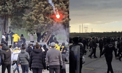 Süper Kupa finali öncesi taraftarları arasında kavga çıktı