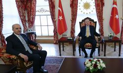 Cumhurbaşkanı Erdoğan, TBMM Başkanı Kurtulmuş'u kabul etti