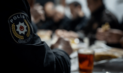 Ankara'da polisler ilk sahurunu mesai başında yaptı