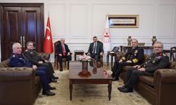 Bakan Güler ve komuta kademesinden İçişleri Bakanı Çiftçi’ye ziyaret